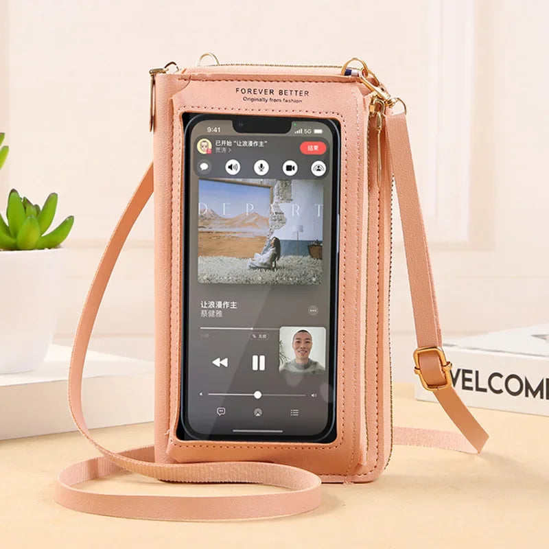 SafeTouch Bag™ | El bolso antirrobo que mantiene tu celular seguro, visible y siempre a mano.