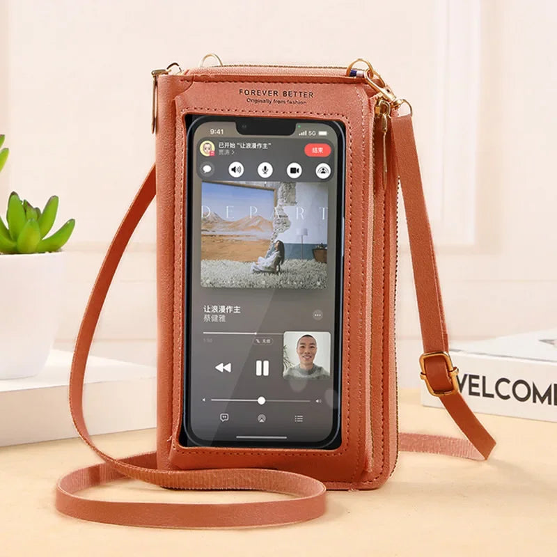 SafeTouch Bag™ | El bolso antirrobo que mantiene tu celular seguro, visible y siempre a mano.